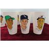 Image 6 : (13) Vintage 7- Eleven Baseball Players Cups - Mickey Mantle, Reggie Jackson, Pie Traynor and More