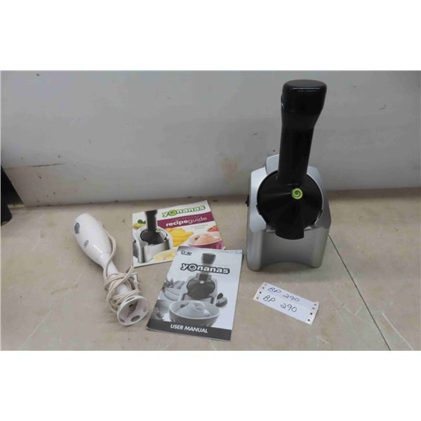  Yonanas + Chopper + Manual + Recipe Books 