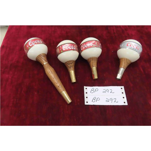 (4) Coors Pub Handles