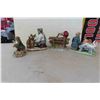 Image 2 : (4) Very Nice Figure Ornaments 51/2"-8"