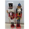 Image 1 : 2 Wooden Nut Crackers 24" Tall