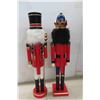 Image 4 : 2 Wooden Nut Crackers 24" Tall