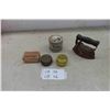 Image 1 : Vintage; Travel Iron, Drugstore Items, Gin Pills, 