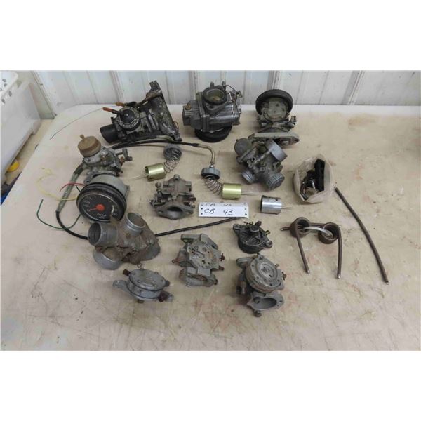 Assorted Snowmobile Carbs: Mikuni, Walbro, 