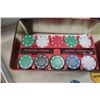 Image 3 : Poker Chips in Aluminum Case, Casino Style - Texas Hold Em 
