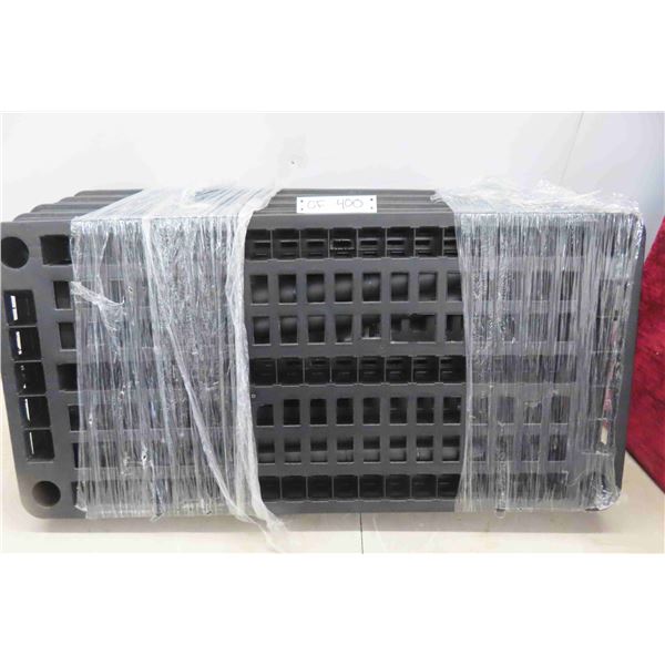 5 Tier Plastic Shelf 35 1/4 x 17 1/4 Complete with Uppers