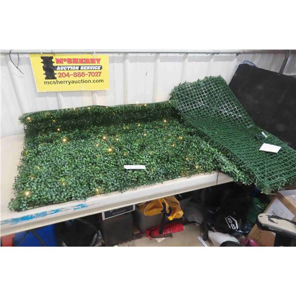 2 PCS Privacy Artificial Lighted Greenery Panel 40x40