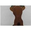 Image 8 : Standing 40"Tall Wooden Reindeer Figure + Glass Coffee Pot