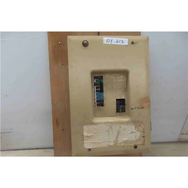 100 Amp Panel Box w Breakers 