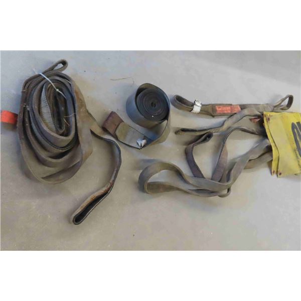 Tote Full of Load Straps Oversize Load  Caution Sign, Chain 