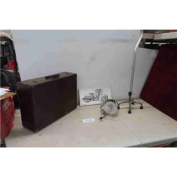 Vintage Suitcase, Sunlamp