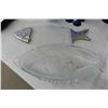 Image 3 : 30 Pcs. Glass Fish Dinner Plates, Serving Bowls