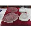 Image 8 : 30 Pcs. Glass Fish Dinner Plates, Serving Bowls
