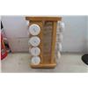 Image 2 : 12 Jar Rotating Spice Rack, Wood Chopping Board,Cuisinart Mini 