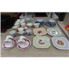 Image 1 : China Cups, Saucers, Side plates, Creamer, Sugar Bowl + 