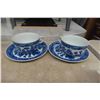 Image 5 : China Cups, Saucers, Side plates, Creamer, Sugar Bowl + 