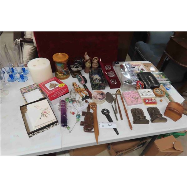 Wine Charms, Coasters, Candle, Shelf Decor, Book Ends, Wooden Puppet + More