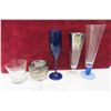 Image 5 : Glasses: Rock, Blue Champaign Flutes + More