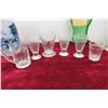 Image 6 : Decanters , Shot Glasses, Crystal Serving Plate 