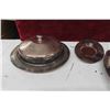 Image 8 : Silver Plated Tea Service, Covered Plates, Serving 