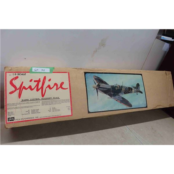 Pica Spitfire RC Airplane 1/5 Scale Balsa Kit