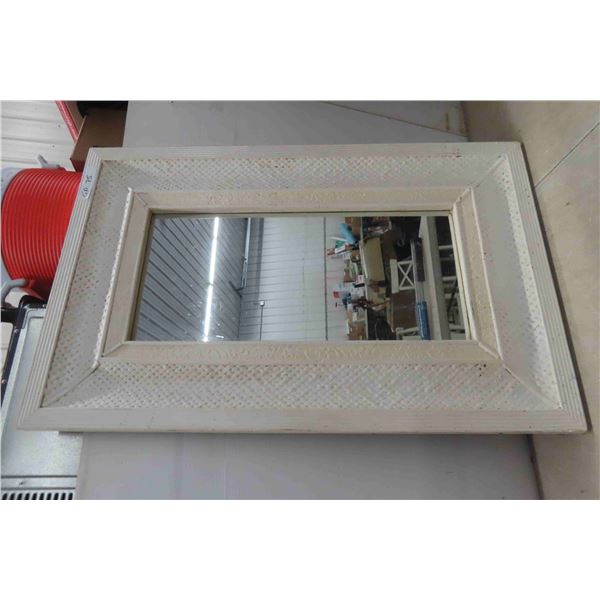 Large Framed Mirror 39x24 3/4
