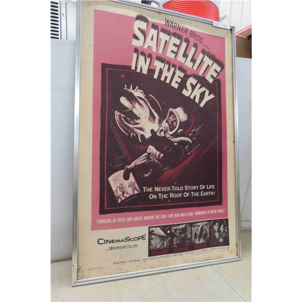 Vintage Original Movie Poster Satelite In The Sky 
