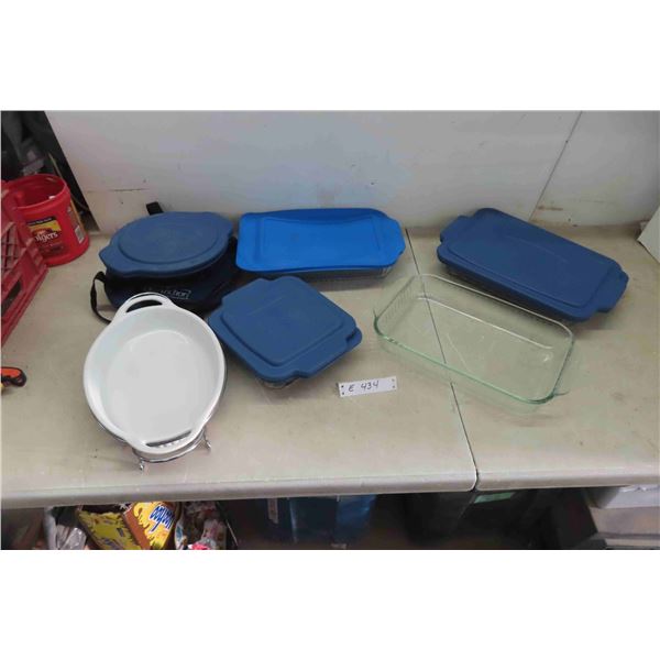 Anchor Bakeware with Lids, Corning Casserole Dish