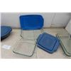 Image 3 : Anchor Bakeware with Lids, Corning Casserole Dish