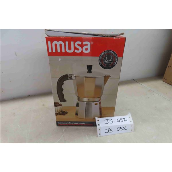 Imusa Aluminum Expresso Maker - Handle Broken 