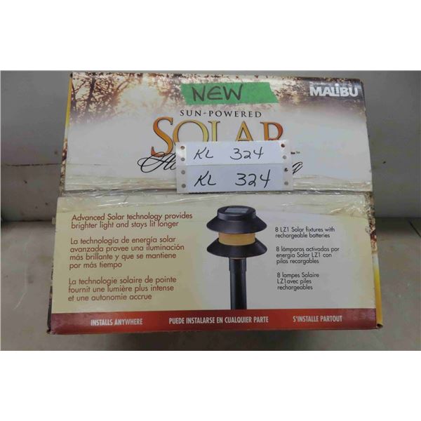 (8) New, Unopened Solar Lights