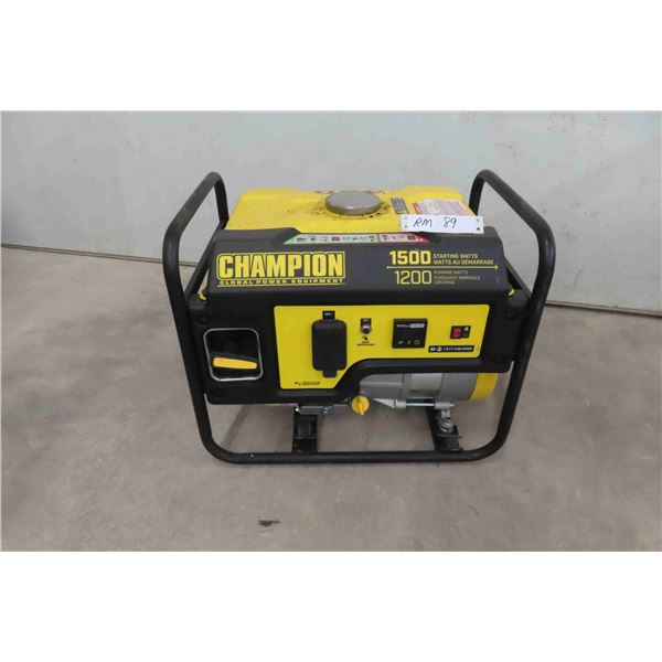 Champion Portable Generator 1500 Starting Watts/ 1200