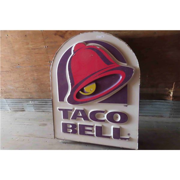 Taco Bell Light Up Sign 55'' x 45'' 