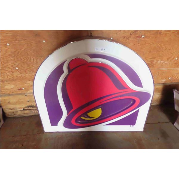Taco Bell Light Up Bell 35'' x 40'' 