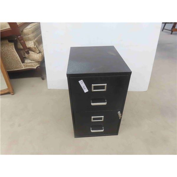 2 Drawer Metal Filing Cabinet with Drawer 24'' x 
