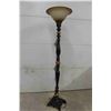 Image 1 : Floor Lamp with Glass Shade