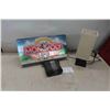 Image 1 : Monopoly Board Game, Clock Radio, Desk Lamp 