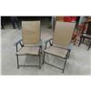 Image 1 : 2 Fold Up Lawn Chairs 