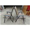 Image 2 : 2 Fold Up Lawn Chairs 