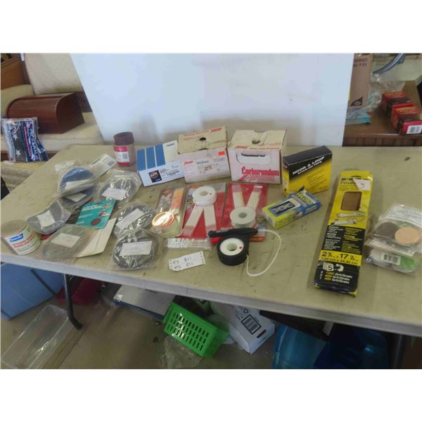 Sanding Disc Rolls, 6'' Grinding Discs, Cable Ties & 