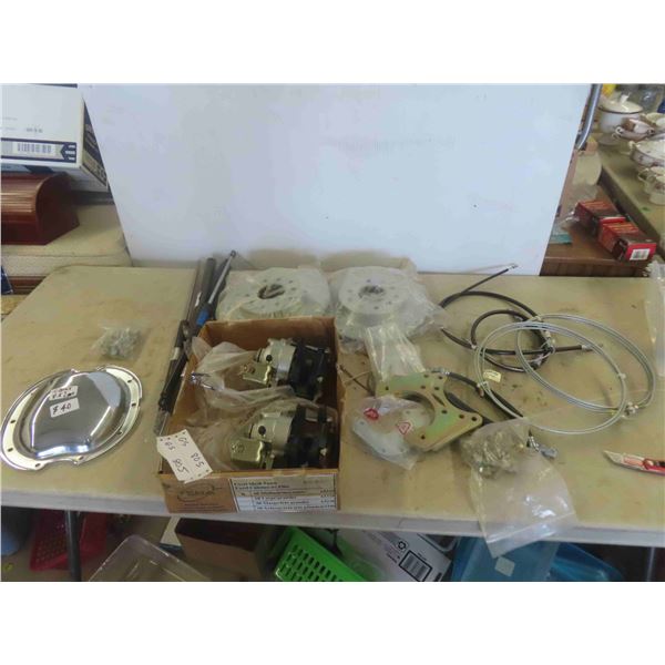 Hubs, Hood Cylinder, Chrome Pan Cover, Cable, Brake 