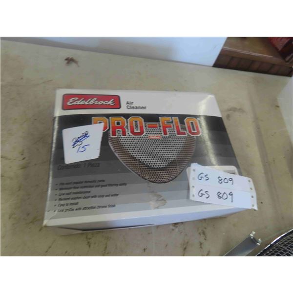 Edelbrock Air Cleaner, Alternator, 2 Accel Super 