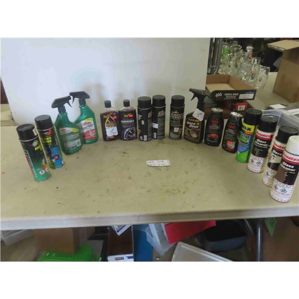 Automotive Detailing Cleaning Products 