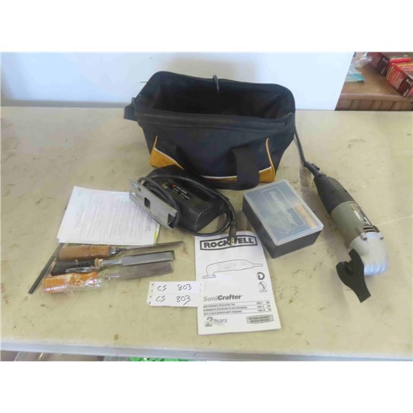 Rockwell Crafter Tool , Power Jigsaw, Hand Wood Chisels 