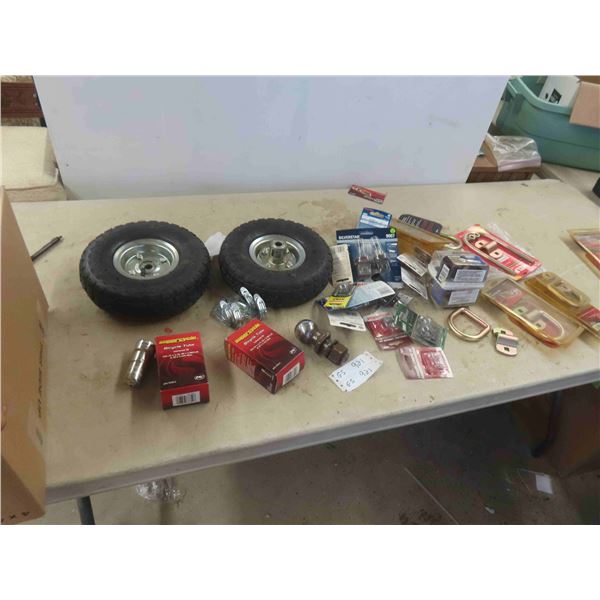 Auto: Headlight Bulbs, Tie Down Anchor, Bicycle Tubes,