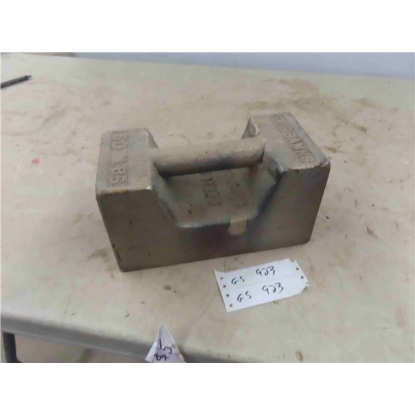 Fairbanks 50lb Scale Weight 