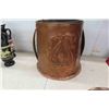 Image 4 : Copper Ash Pot with Lid, Brass Planter & More 