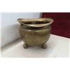 Image 8 : Copper Ash Pot with Lid, Brass Planter & More 