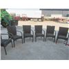 Image 1 : 6 Matching Patio/Sunroom Chairs, Stacking. 