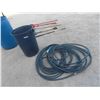 Image 1 : Rubbermaid Garbage Can with Garden Hose 